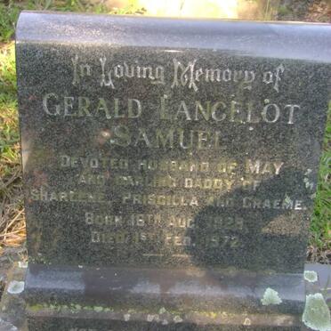 SAMUEL Gerald Lancelot 1928-1972