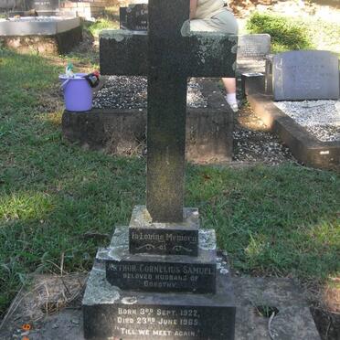 SAMUEL Arthur Cornelius 1922-1965