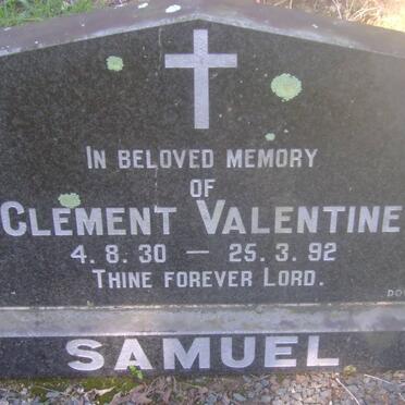 SAMUEL Clement Valentine 1930-1992