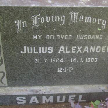 SAMUEL Julius Alexander 1924-1983