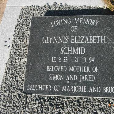 SCHMID Glynnis Elizabeth 1953-1994