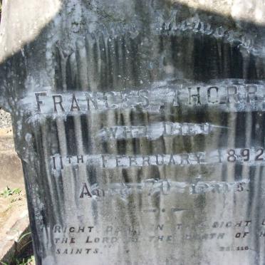 THORPE Frances -1892