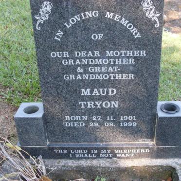 TRYON Maud 1901-1999