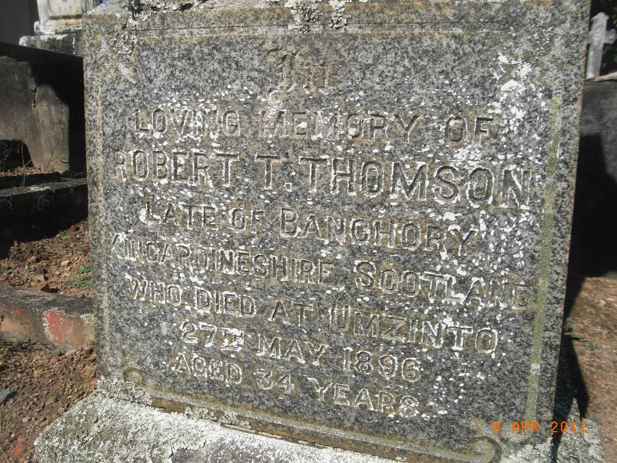 THOMSON Robert T. -1896