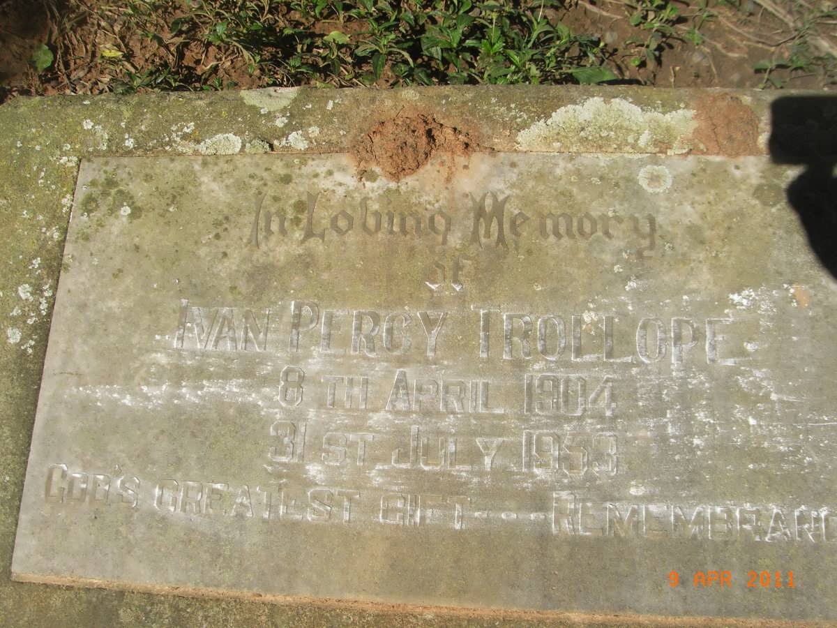 TROLLOPE Ivan Percy 1904-1953