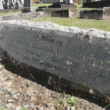 ARBUTHNOT Edgar Norman 1876-1950 :: ARBUTHNOT Georgina Elizabeth 1888-1958