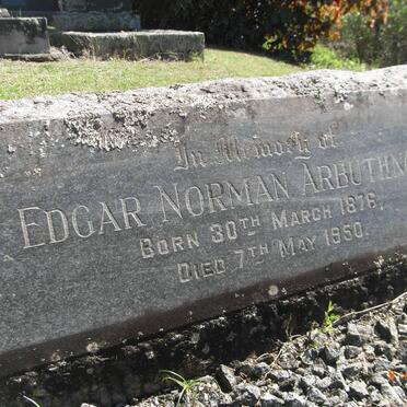 ARBUTHNOT Edgar Norman 1876-1950 :: ARBUTHNOT Georgina Elizabeth 1888-1958