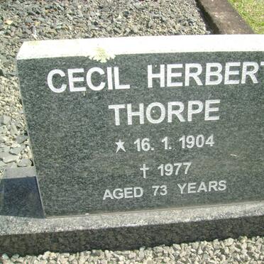 THORPE Fredrick Emmanuel -1935 &amp; Frances Maria -1932