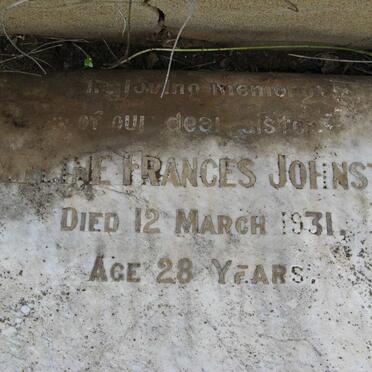 JOHNSTONE ?mmeline Frances -1931