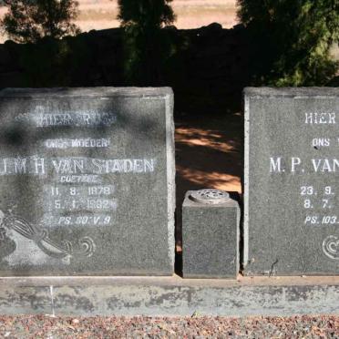 STADEN M.P., van 1873-1933 &amp; J.M.H. COETZEE 1878-1982