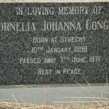 CONGDON Cornelia Johanna 1899-1971
