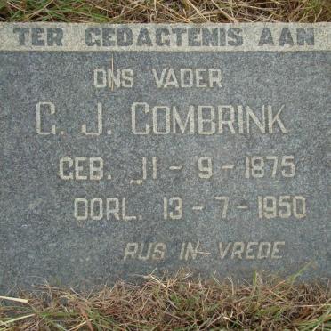 COMBRINK C.J. 1875-1950