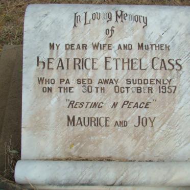 CASS Beatrice Ethel -1957
