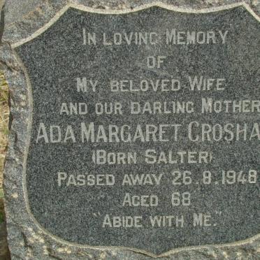 CROSHAW Ada Margaret nee SALTER -1948
