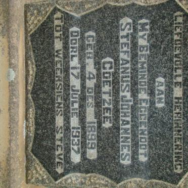 COETZEE Stefanus Johannes 1899-1937