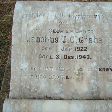 GRABE Jacobus J.C. 1922-1943