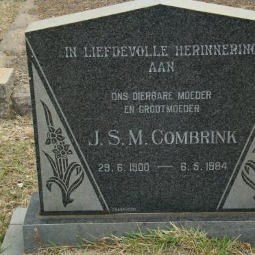 COMBRINK J.S.M. 1900-1984