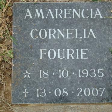 FOURIE Amarencia Cornelia 1935-2007