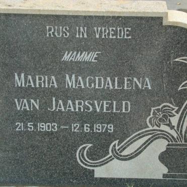 JAARSVELD Maria Magdalena, van 1903-1979