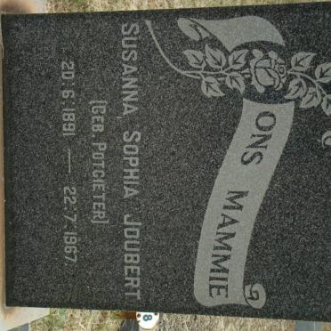 JOUBERT Susanna Sophia nee POTGIETER 1891-1967