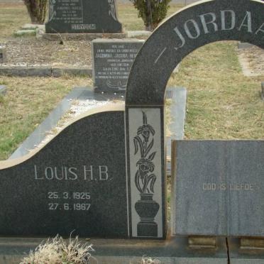 JORDAAN Louis H.B. 1925-1967