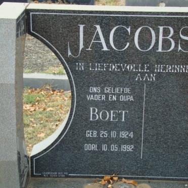 JACOBS Boet 1924-1992