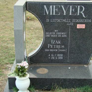 MEYER Izak Petrus van Rooyen 1938-1991
