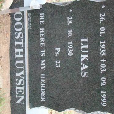 OOSTHUYSEN Lukas 1930- &amp; Susanna 1935-1999