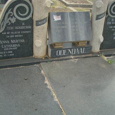 ODENDAAL Daniel Hendrik 1909-1991 &amp; Anna Martha Catharina KRUGER 1906-1970