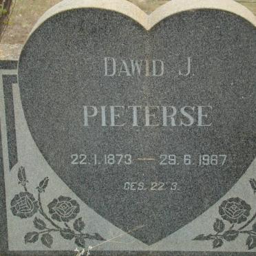 PIETERSE Dawid J. 1873-1967