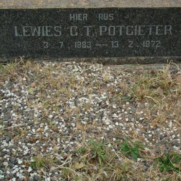 POTGIETER Lewies G.T. 1883-1972