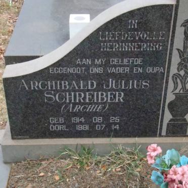 SCHREIBER Archibald Julius 1914-1981