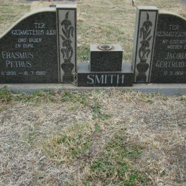 SMITH Erasmus Petrus 1900-1982 &amp; Jacoba Johanna Gertruida SCHULTZ 1908-1976