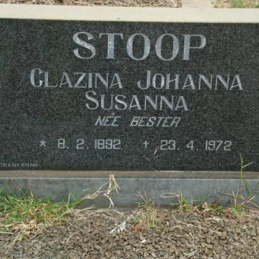 STOOP Clazina Johanna Susanna nee BESTER 1892-1972