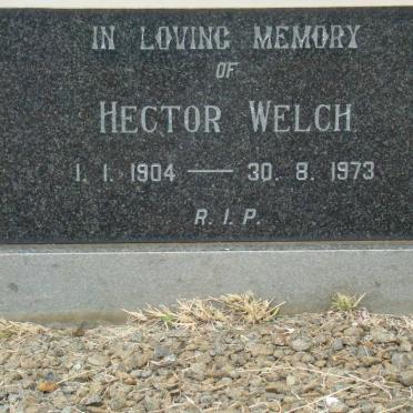 WELCH Hector 1904-1973