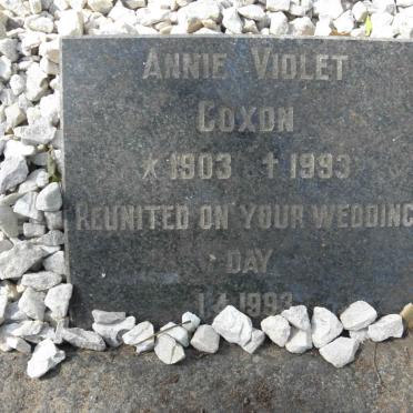 COXON Annie Violet 1903-1993