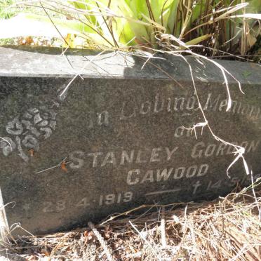 CAWOOD Stanley Gordon 1919-1981
