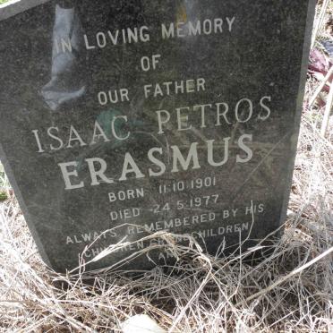 ERASMUS Isaac Petros 1901-1977