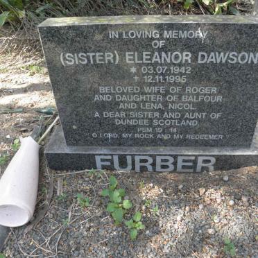 FURBER Eleanor Dawson 1942-1995
