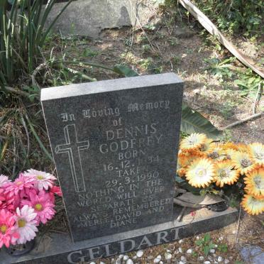 GELDART Dennis Godfrey 1934-1990