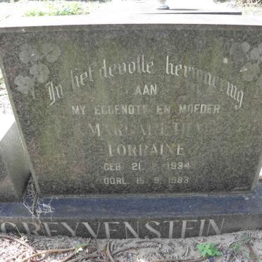 GREYVENSTEIN Margaretha Lorraine 1934-1983