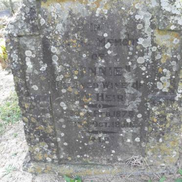 HEIR Annie 1875-1930