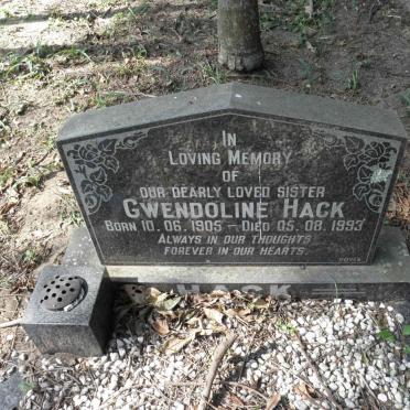 HACK Gwendoline 1905-1993
