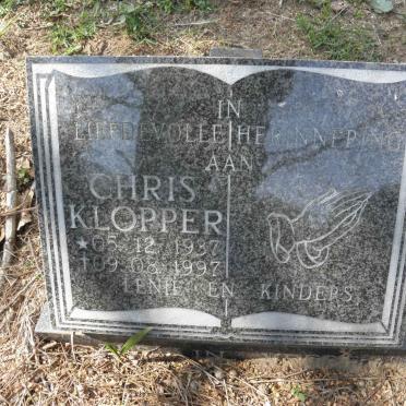 KLOPPER Chris 1937-1997