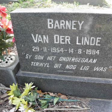 LINDE Barney, van der 1954-1984