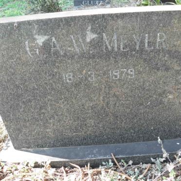 MEYER G.A.W. -1979