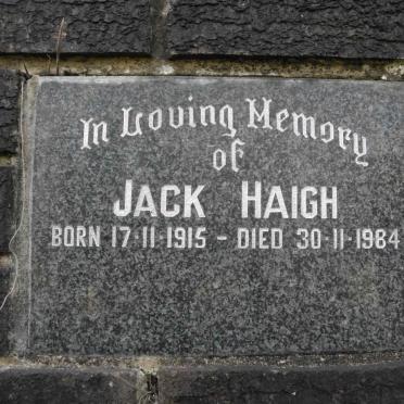 HAIGH Jack 1915-1984