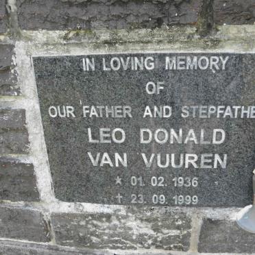 VUUREN Leo Donald, van 1936-1999