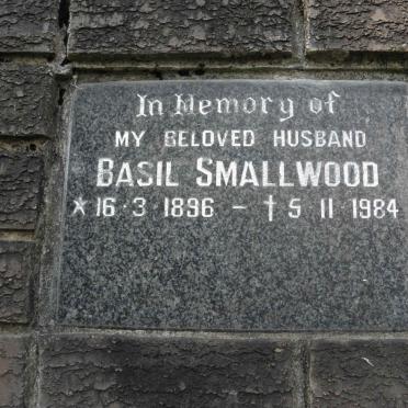 SMALLWOOD Basil 1896-1984