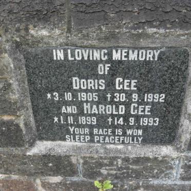 GEE Harold 1899-1993 &amp; Doris 1905-1992